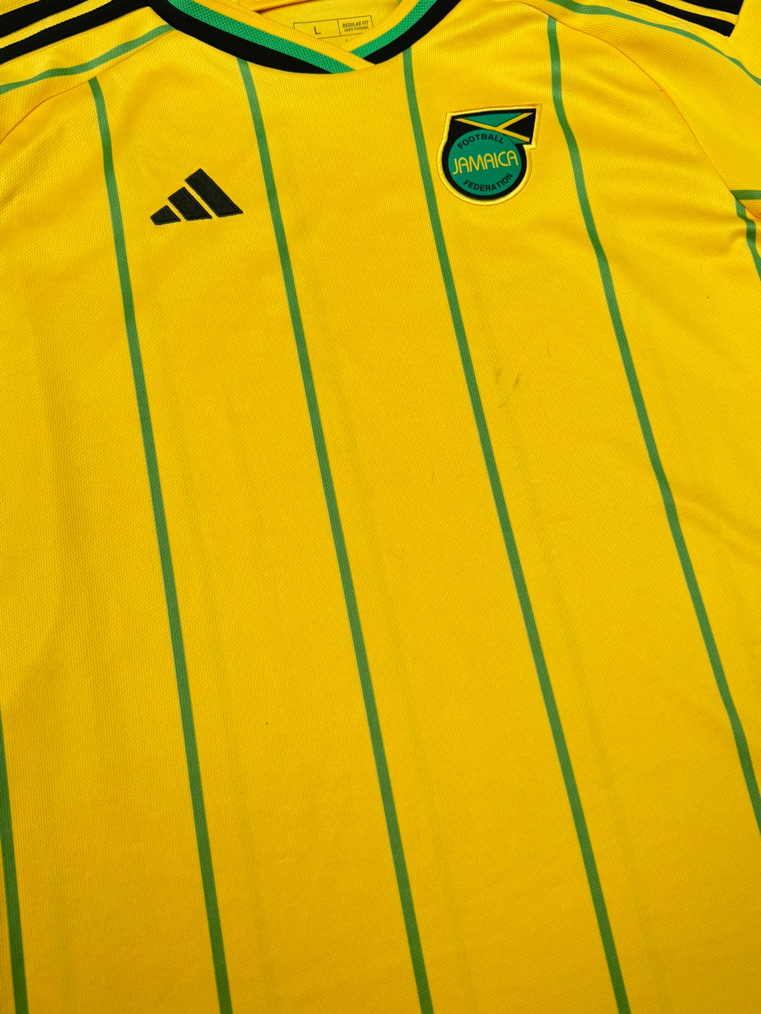 2023/24 Jamaica Home Size L - close-up detail