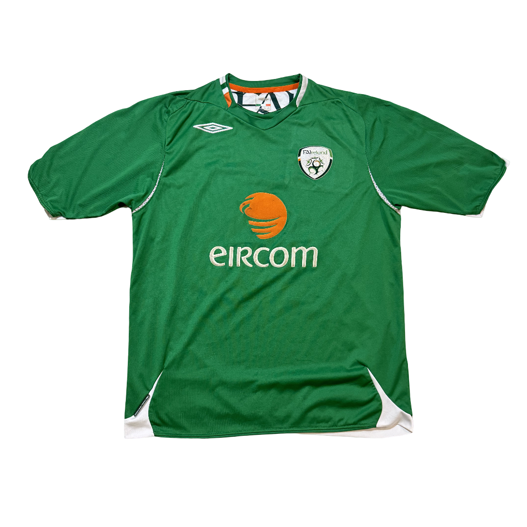 2006/08 Ireland Home Jersey Size L Keane | Offside Boys