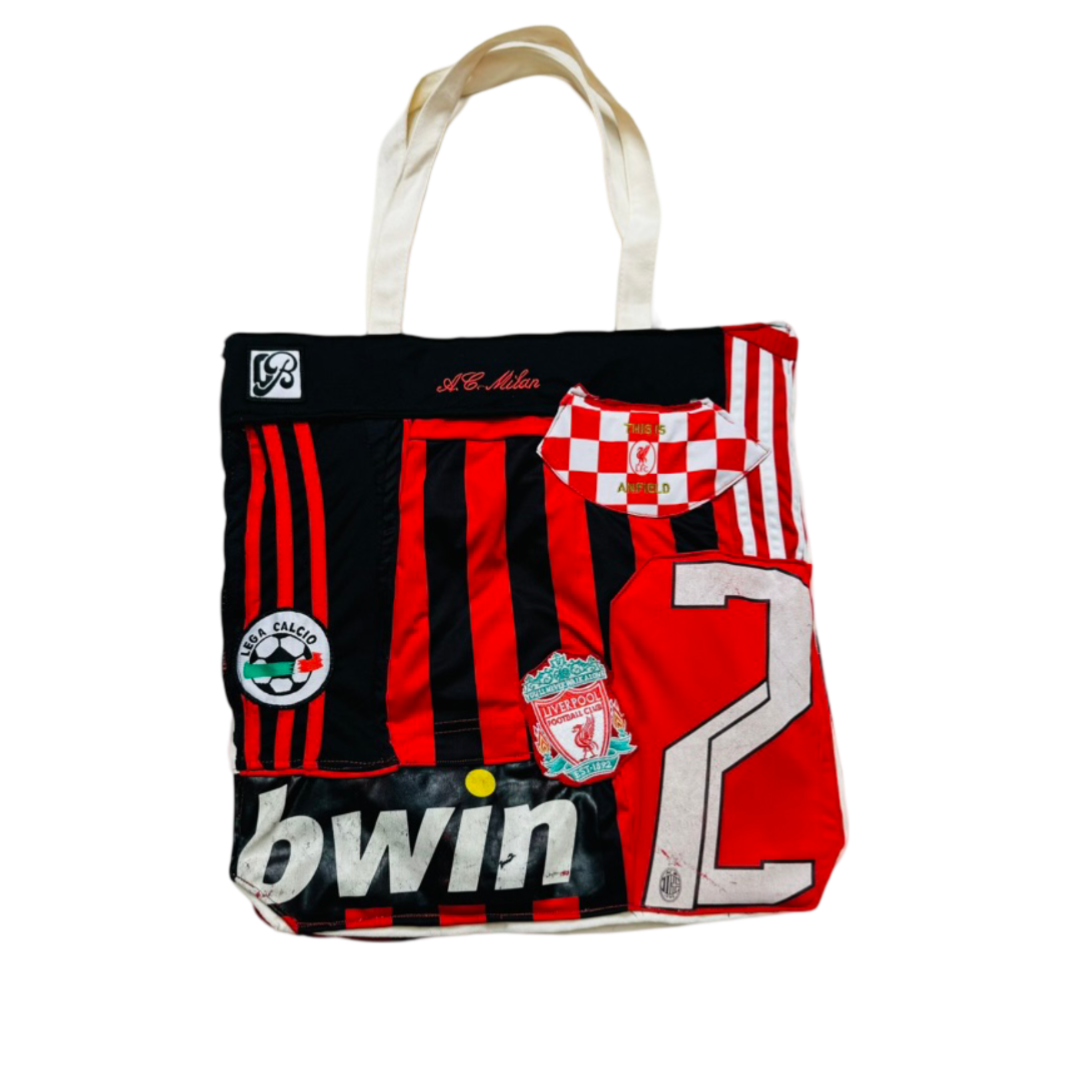 Upcycled Tote: Miracle of Istanbul - back view