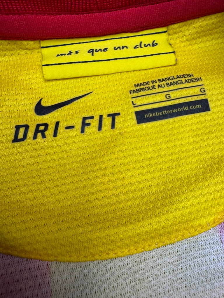 2013/15 FC Barcelona Away Size L Messi
