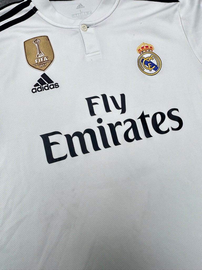 2018/19 Real Madrid Home Size L Kroos - close-up detail