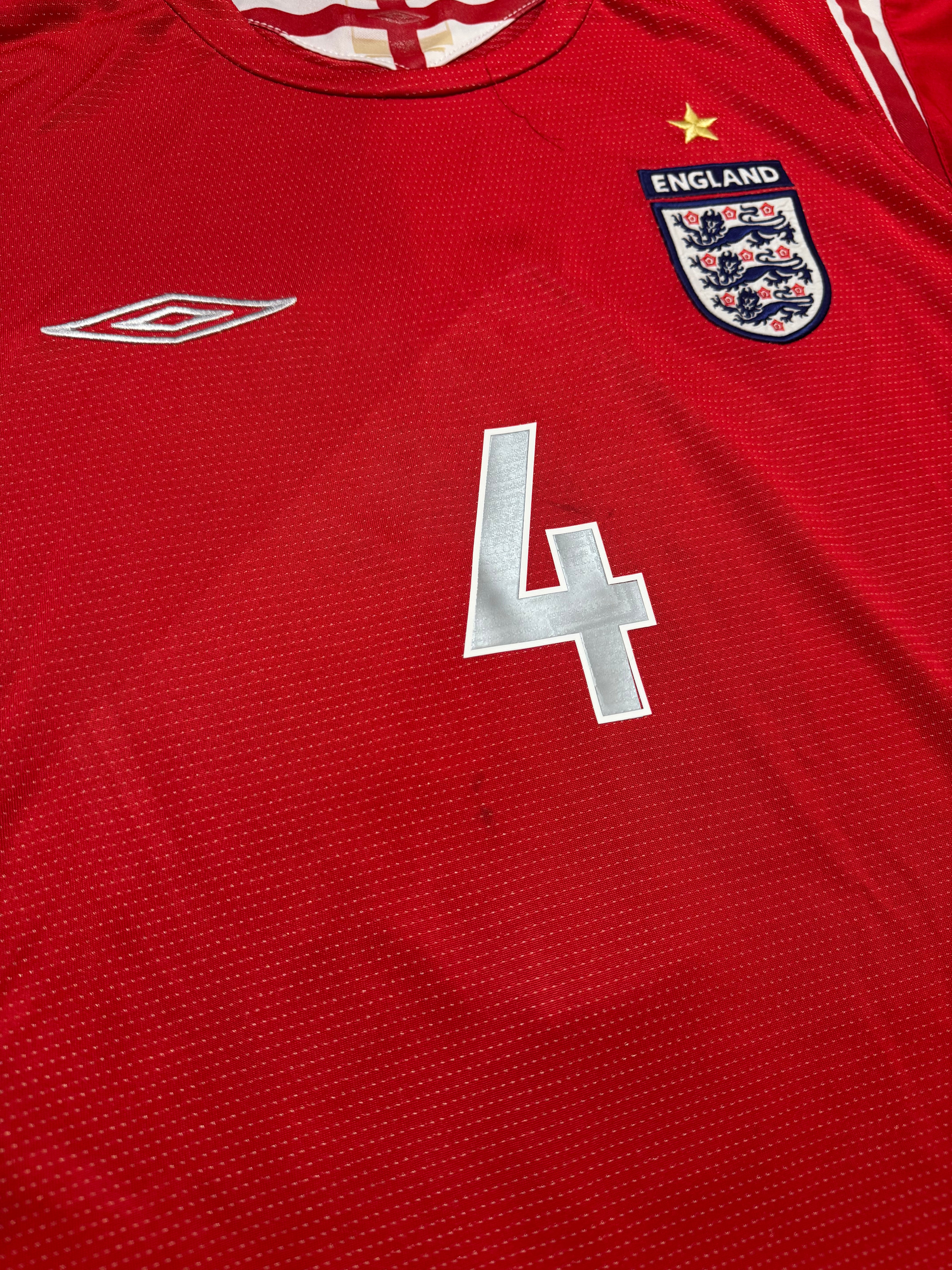 2004/06 England Away Size M Gerrard