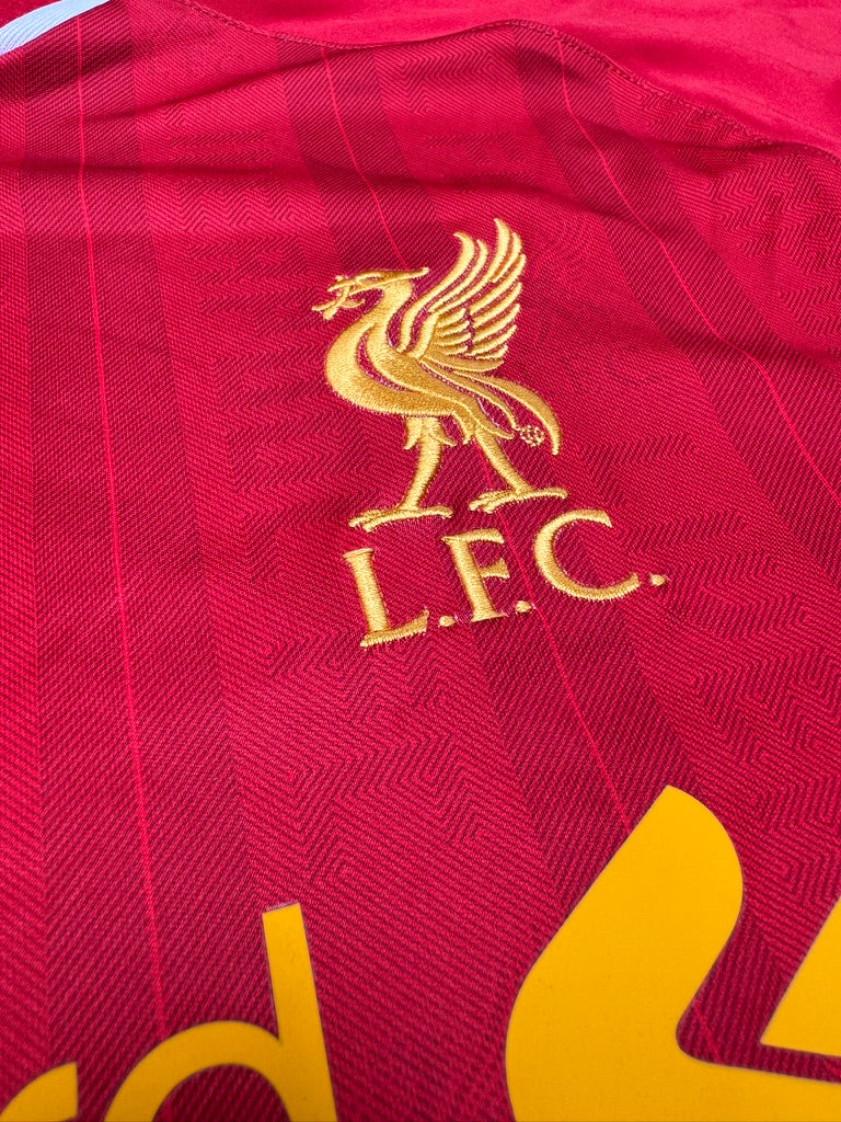 2013/14 Liverpool FC Home Size L Suarez BNWT - label detail
