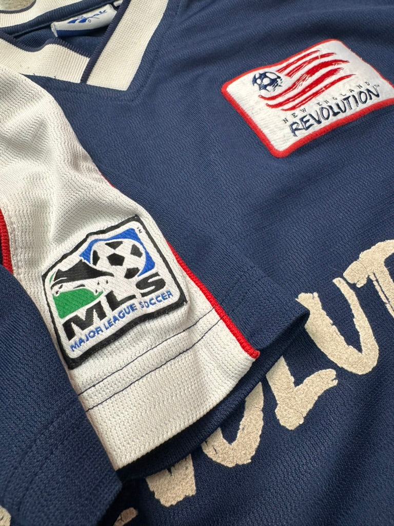 1999/00 New England Revolution Home Size Youth L - label detail