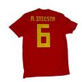 2018/19 Spain Home Size M Iniesta - front view