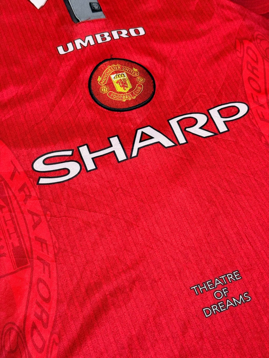 1996/98 Manchester United Home Size XL Cantona