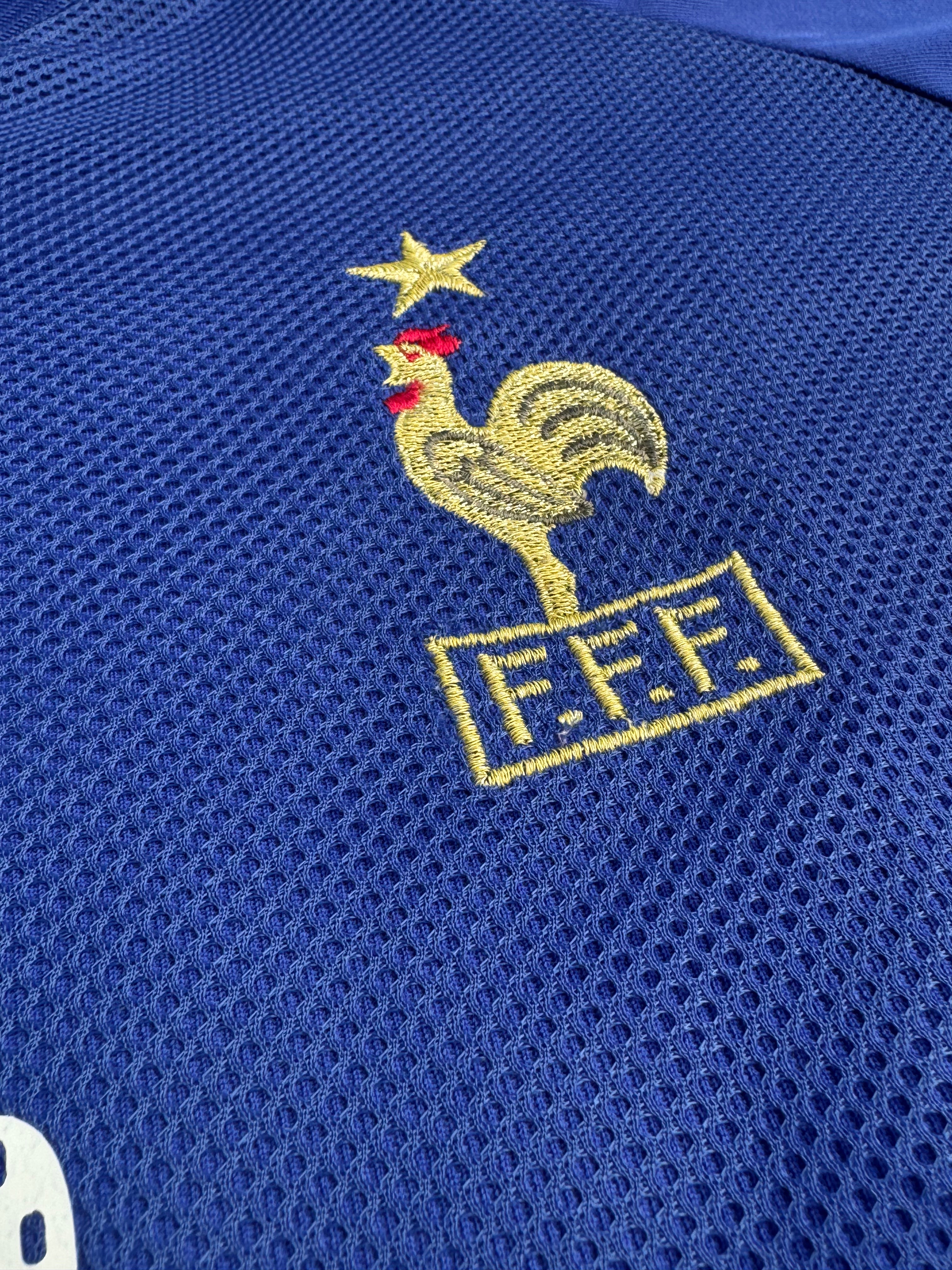 2002/04 France Home Size M Zidane