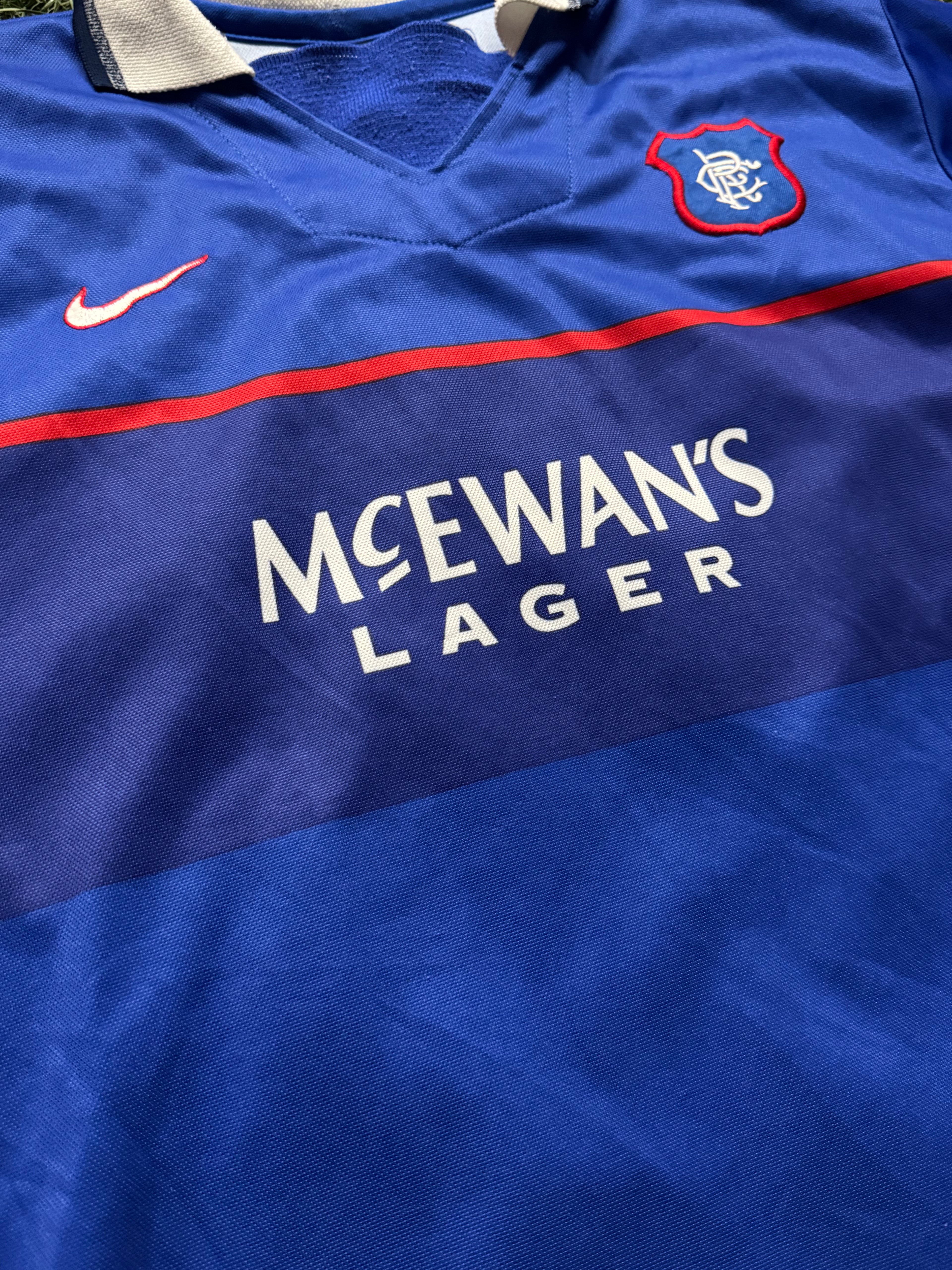 1997/99 Rangers FC Home Size Youth XL/Mens Small #4