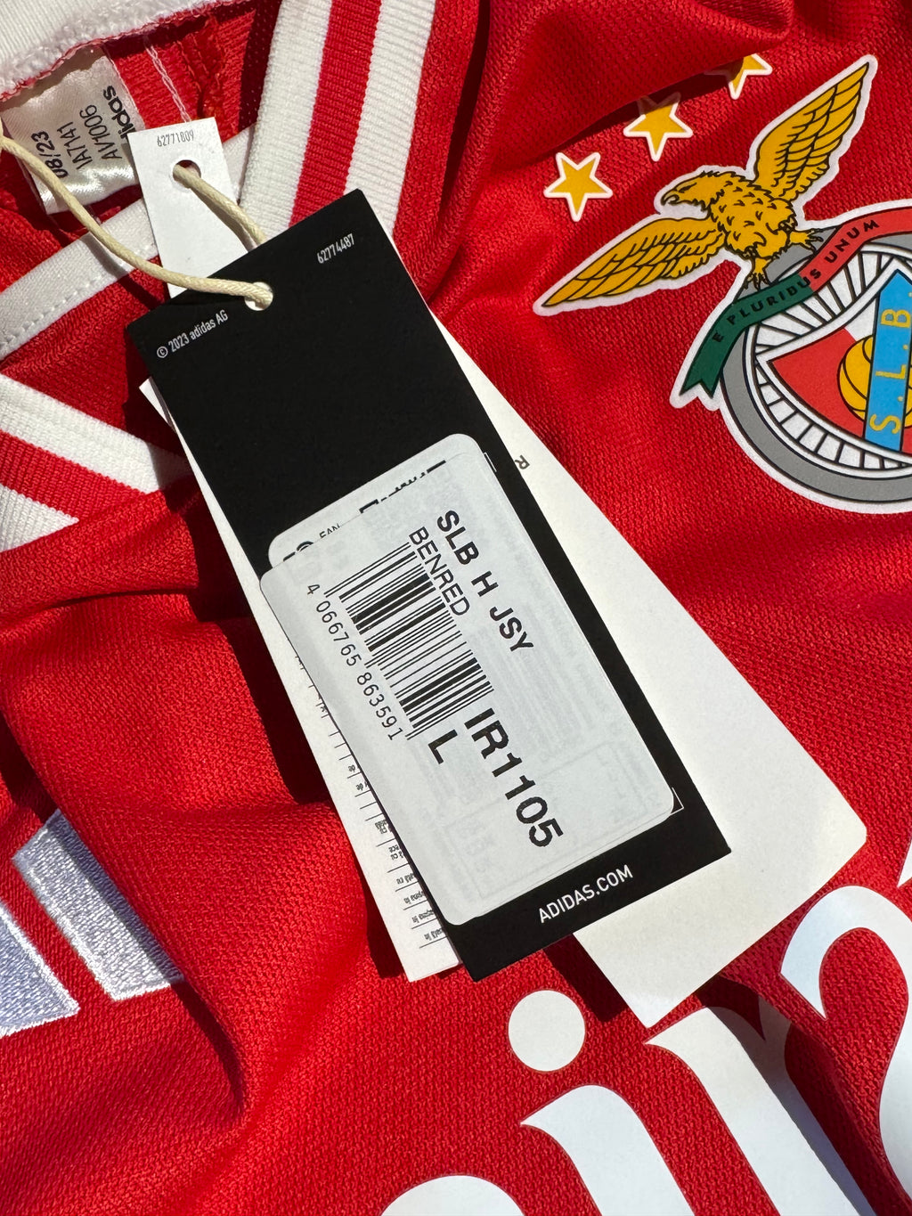 2023/24 Benfica Home BNWT Size L