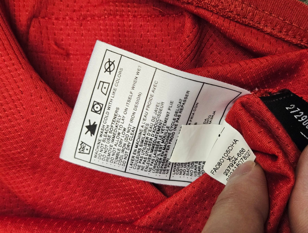 2007/08 Manchester United Home Size XL Scholes