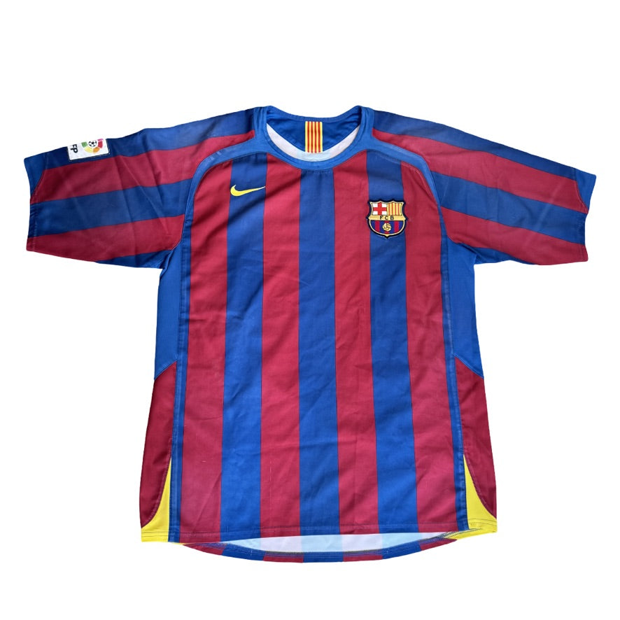 2005/06 FC Barcelona Home Size L Ronaldinho