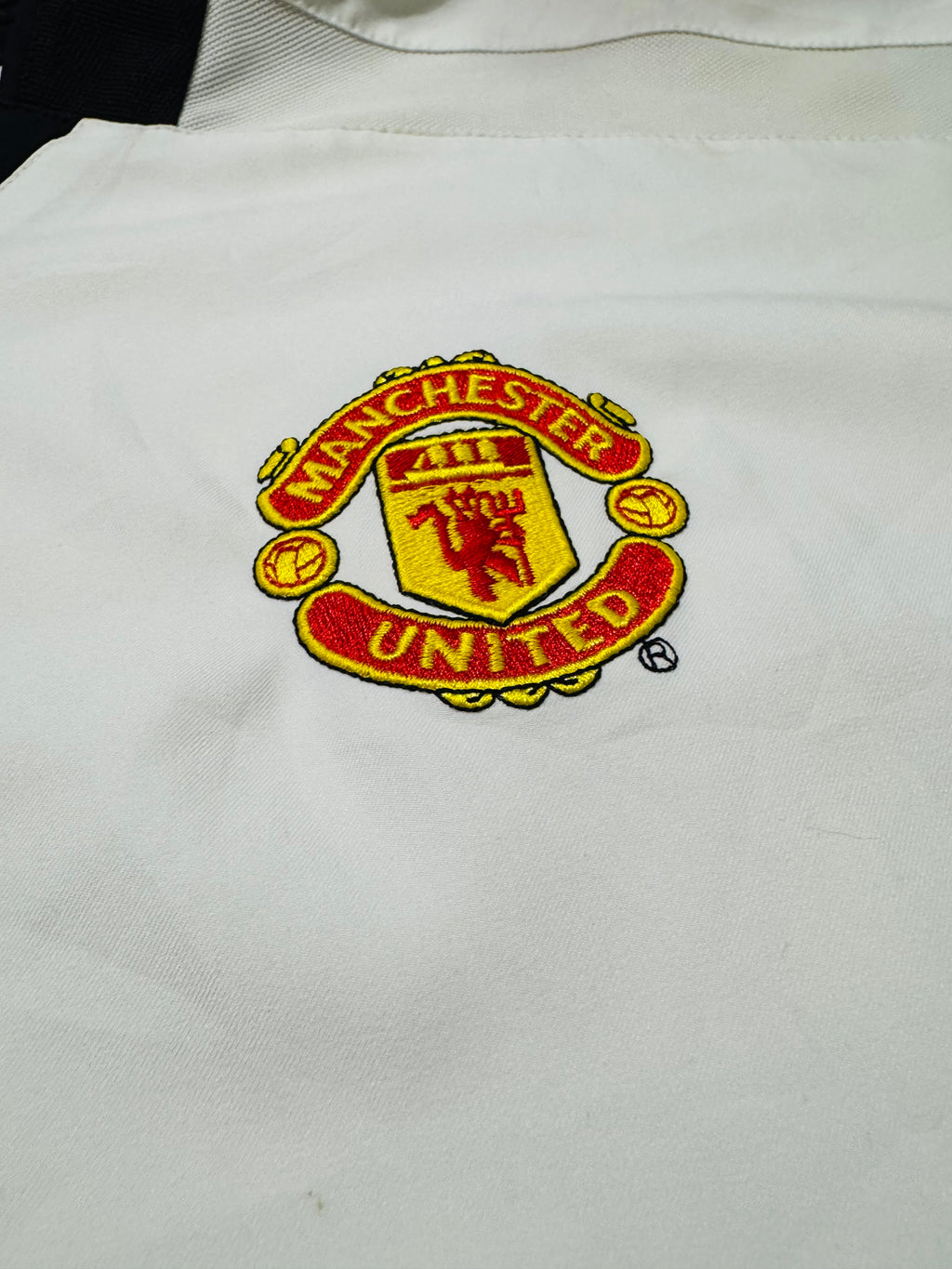 2002/03 Manchester United Away Size XL Beckham - close-up detail