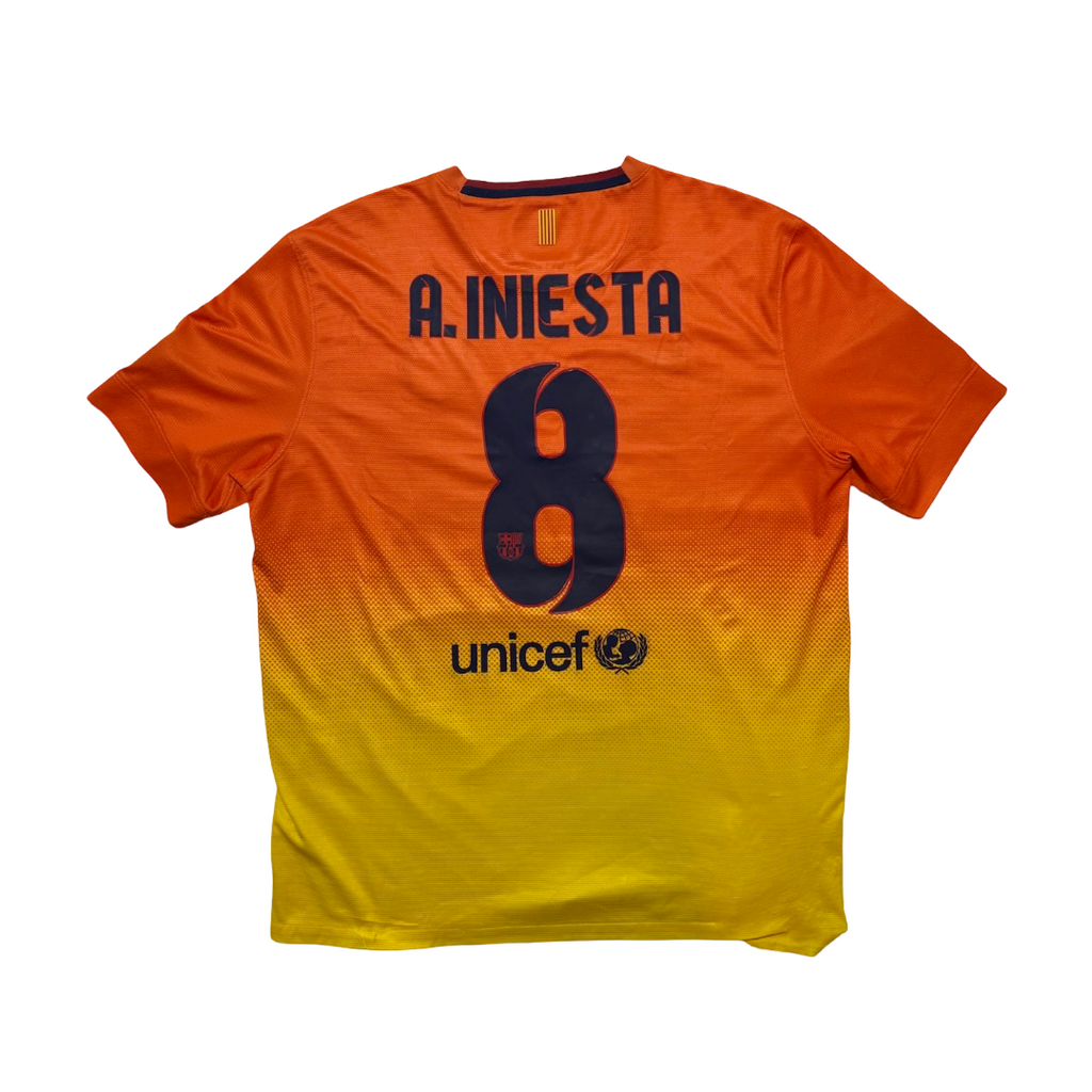 2012/13 FC Barcelona Away Size XL Iniesta