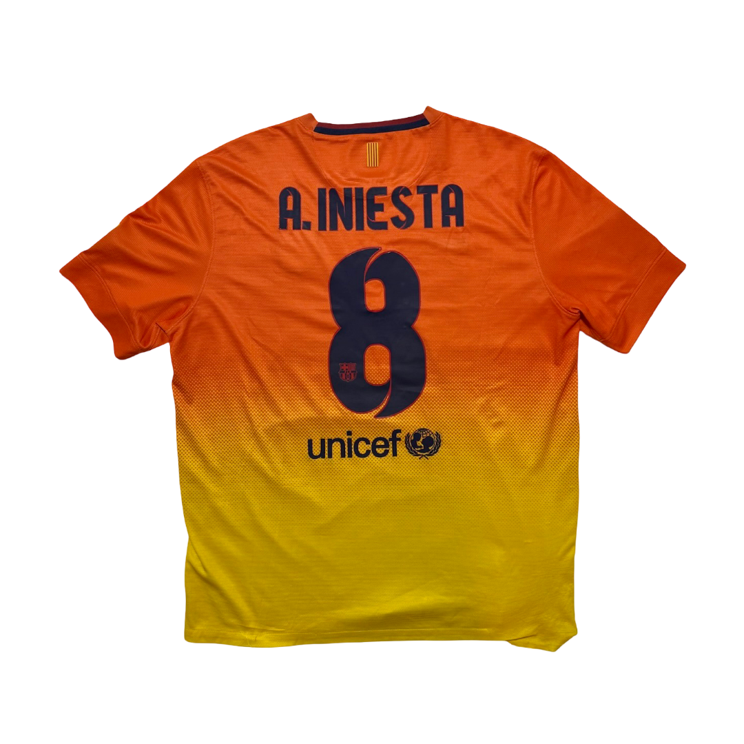 2012/13 FC Barcelona Away Size XL Iniesta