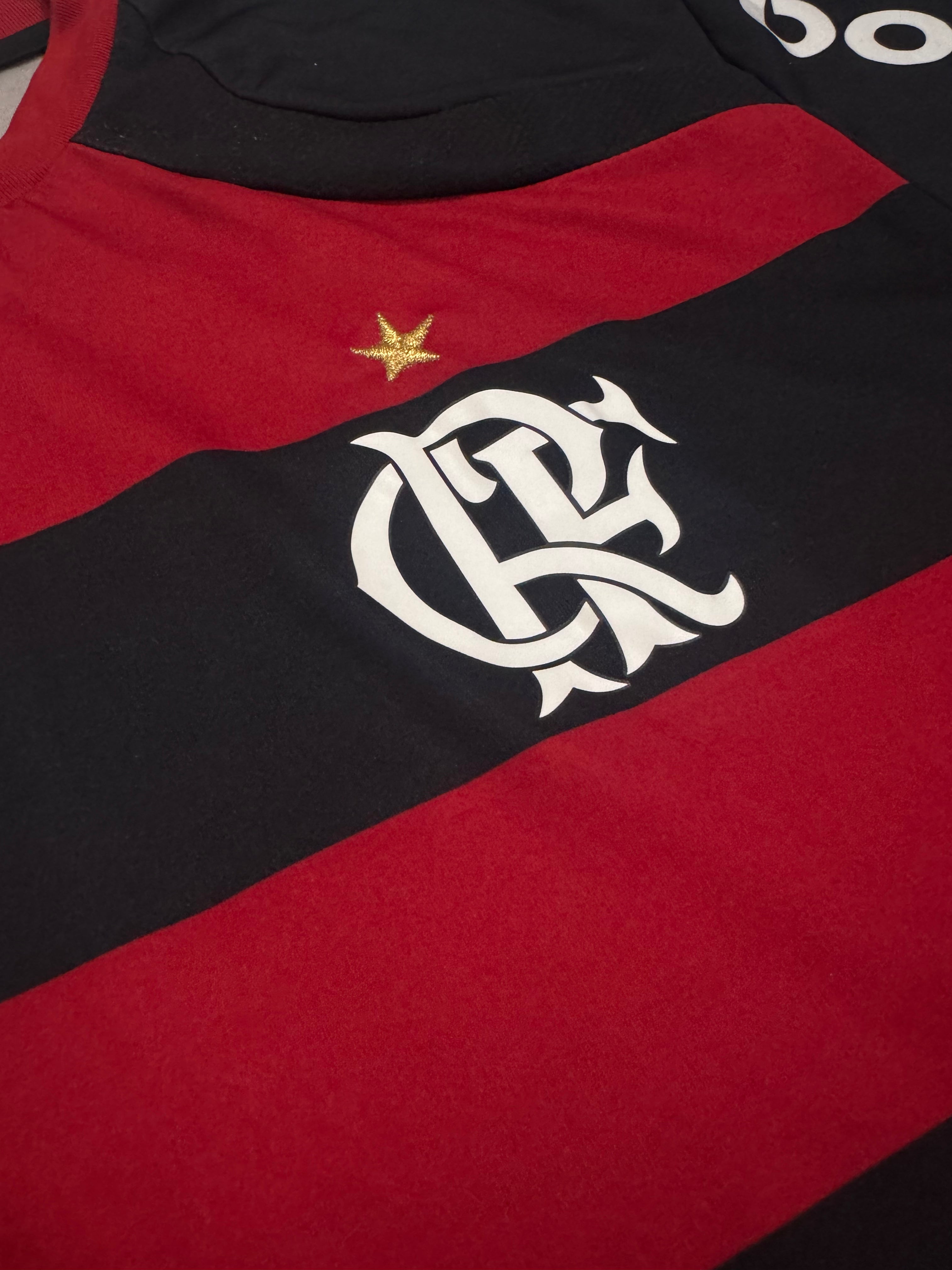 2009/10 Flamengo Home Size L Adriano - label detail