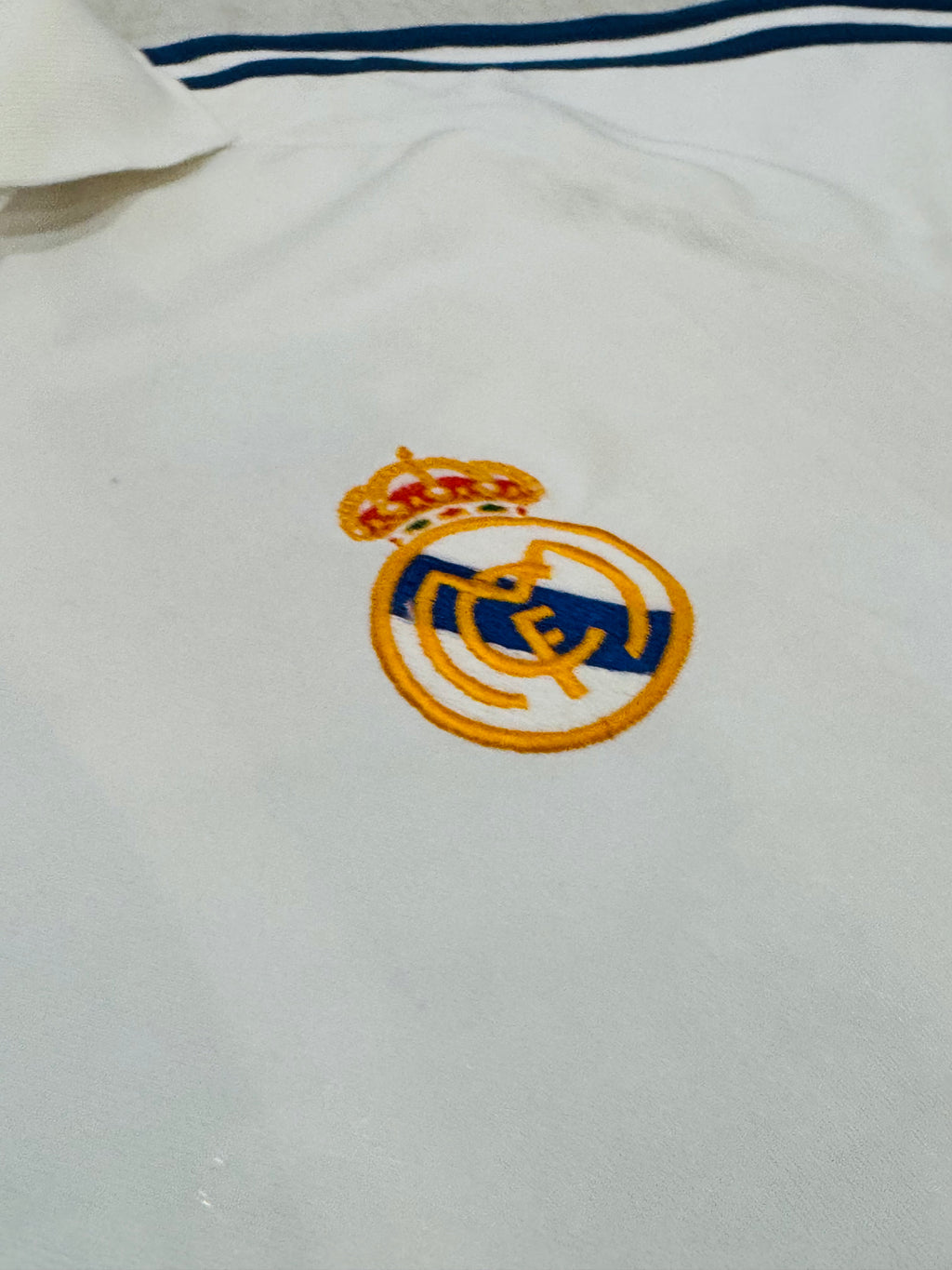 2001/02 Real Madrid Home Size L Figo - label detail