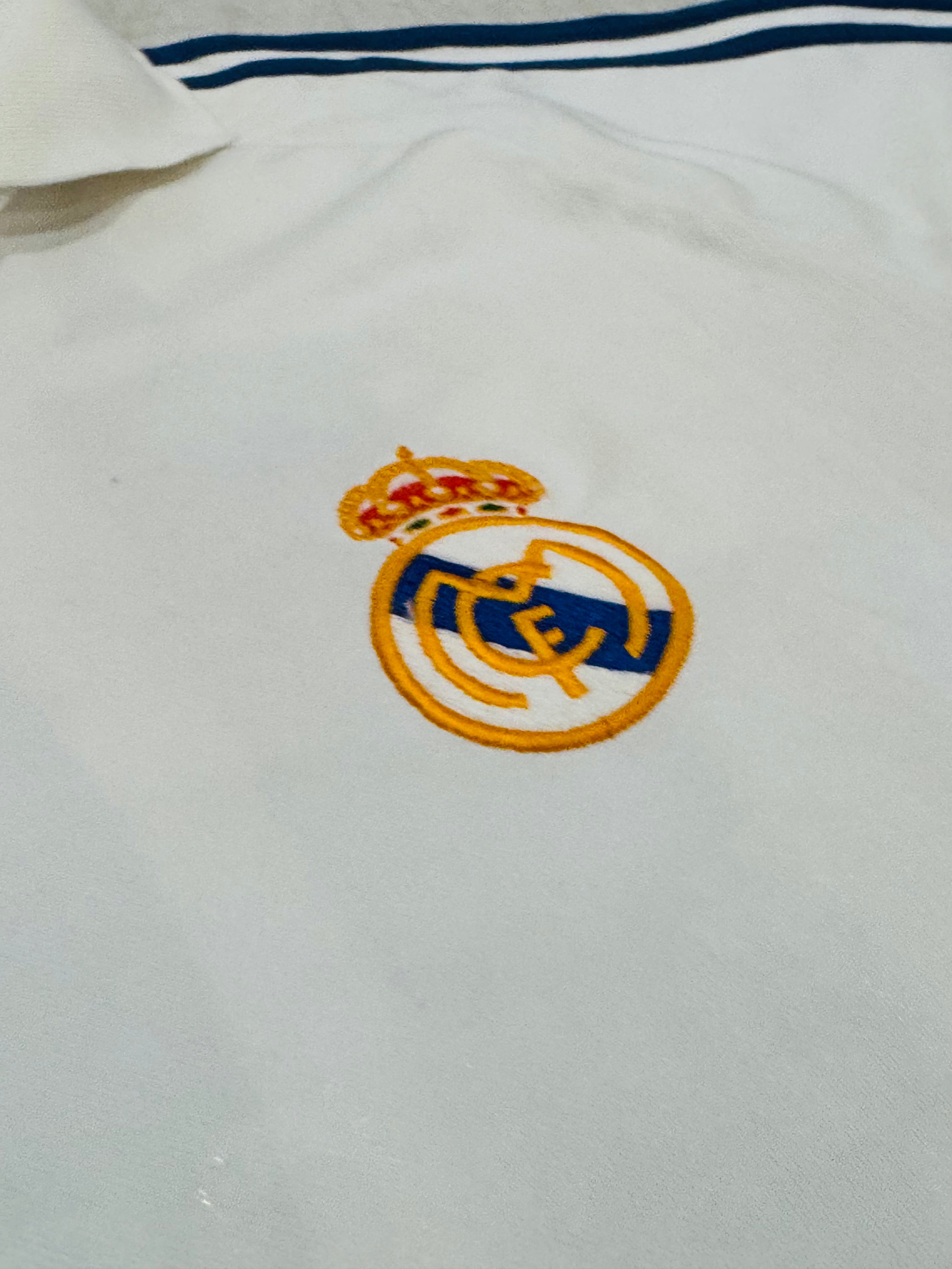 2001/02 Real Madrid Home Size L Figo - label detail