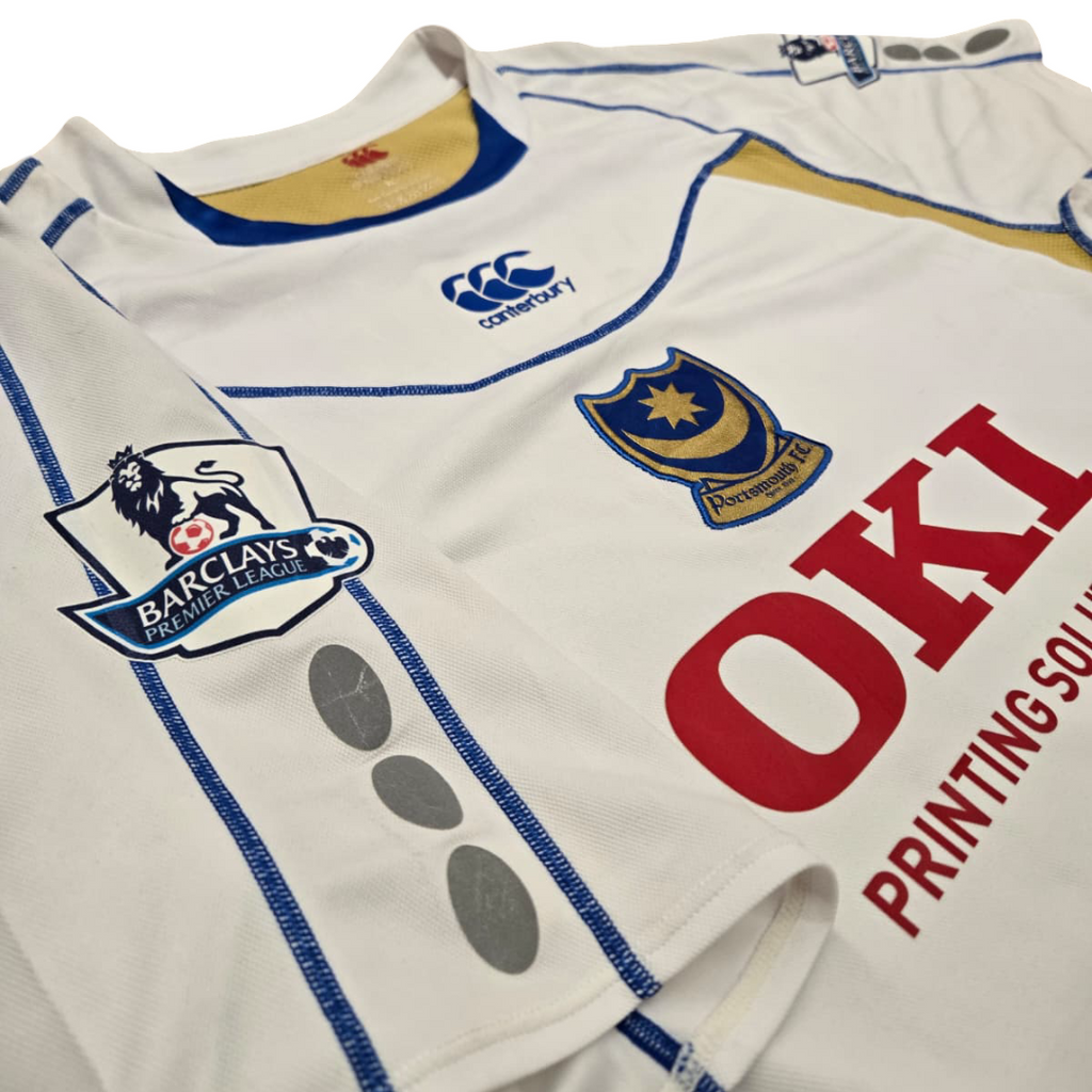 2007/08 Portsmouth FC Away Size XL Campbell - close-up detail
