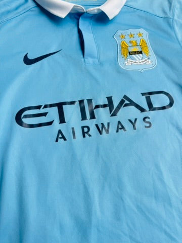 2015/16 Manchester City Home Size S Yaya Toure - close-up detail