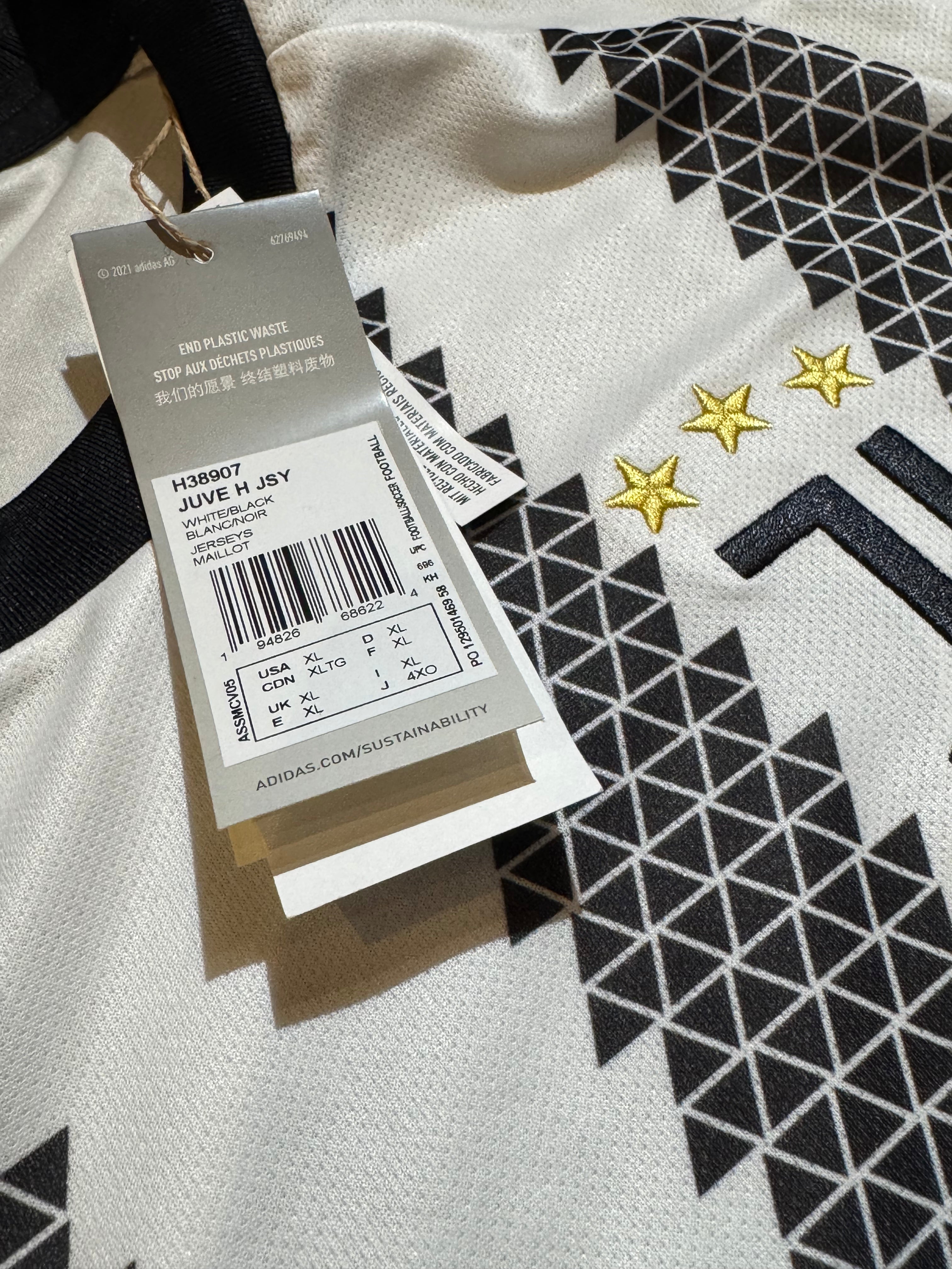 2022/23 Juventus Home Size XL BNWT