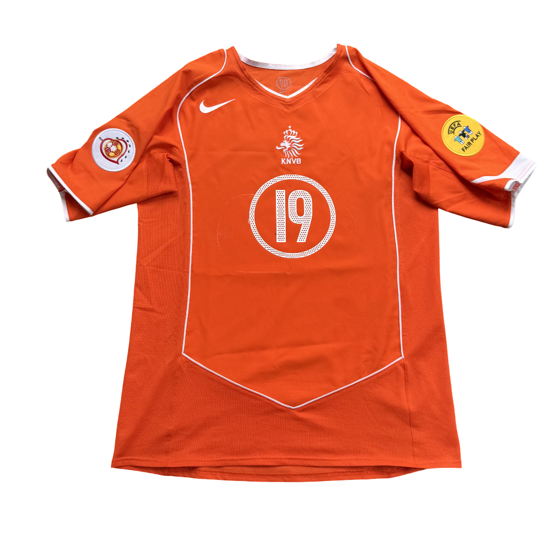 2004/05 Netherlands Home Size M Robben - back view