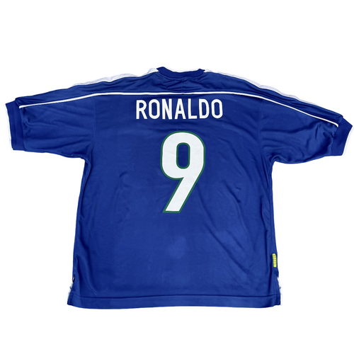1998/1999 Brazil Away Size L Ronaldo - front view