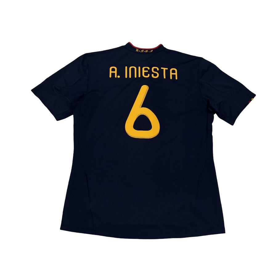 2010/11 Spain Away Size XL Iniesta