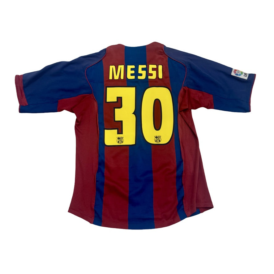 2004/05 FC Barcelona Home Size M Messi