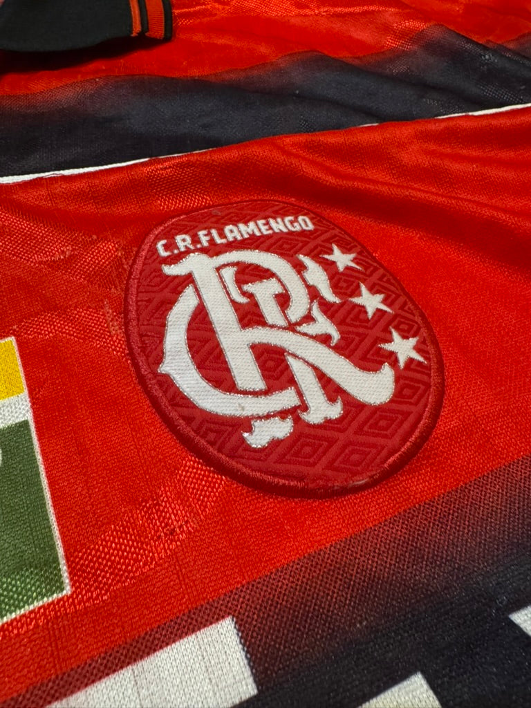 1997/98 Flamengo Home Size L Romario - label detail
