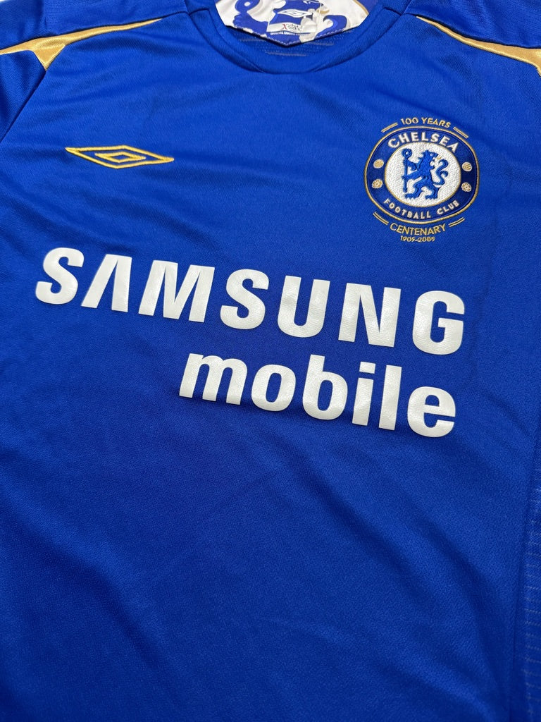2005/06 Chelsea FC Home Size S - close-up detail