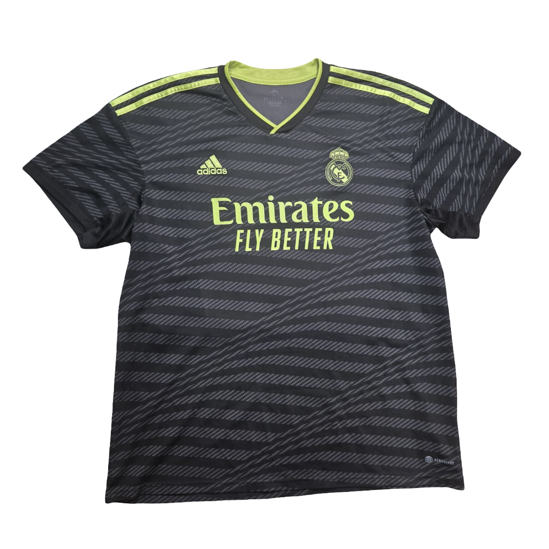2022/23 Real Madrid Third Size XL Benzema - back view