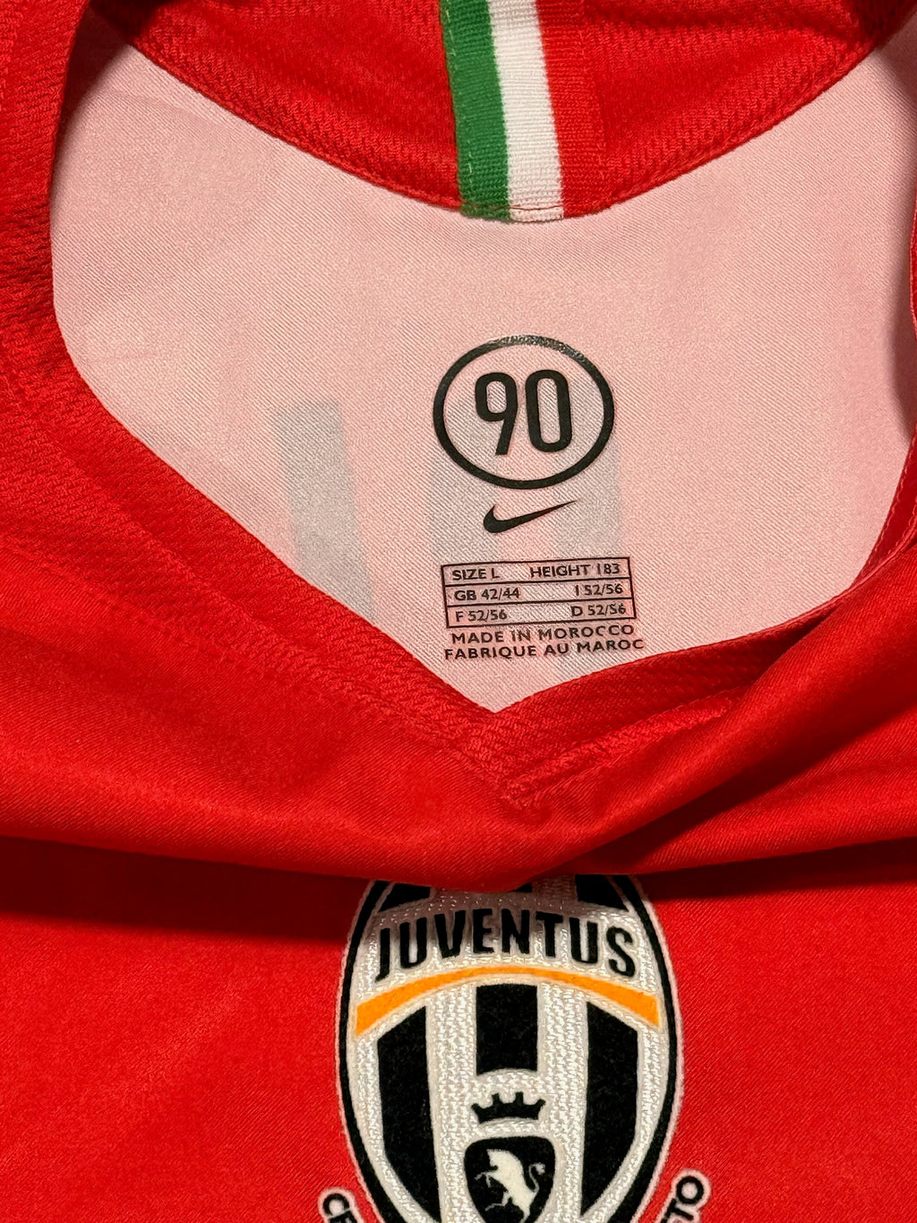 2005/06 Juventus Away Size L Del Piero