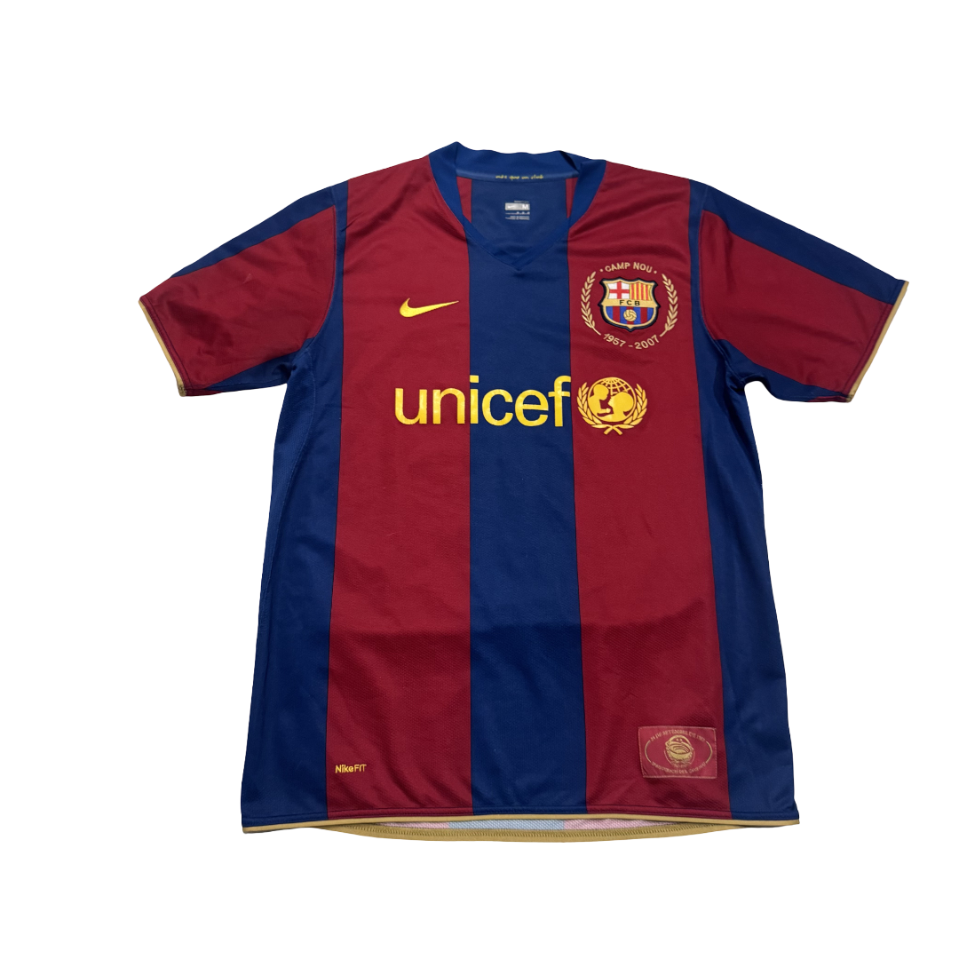2007/08 FC Barcelona Home Size M Ronaldinho