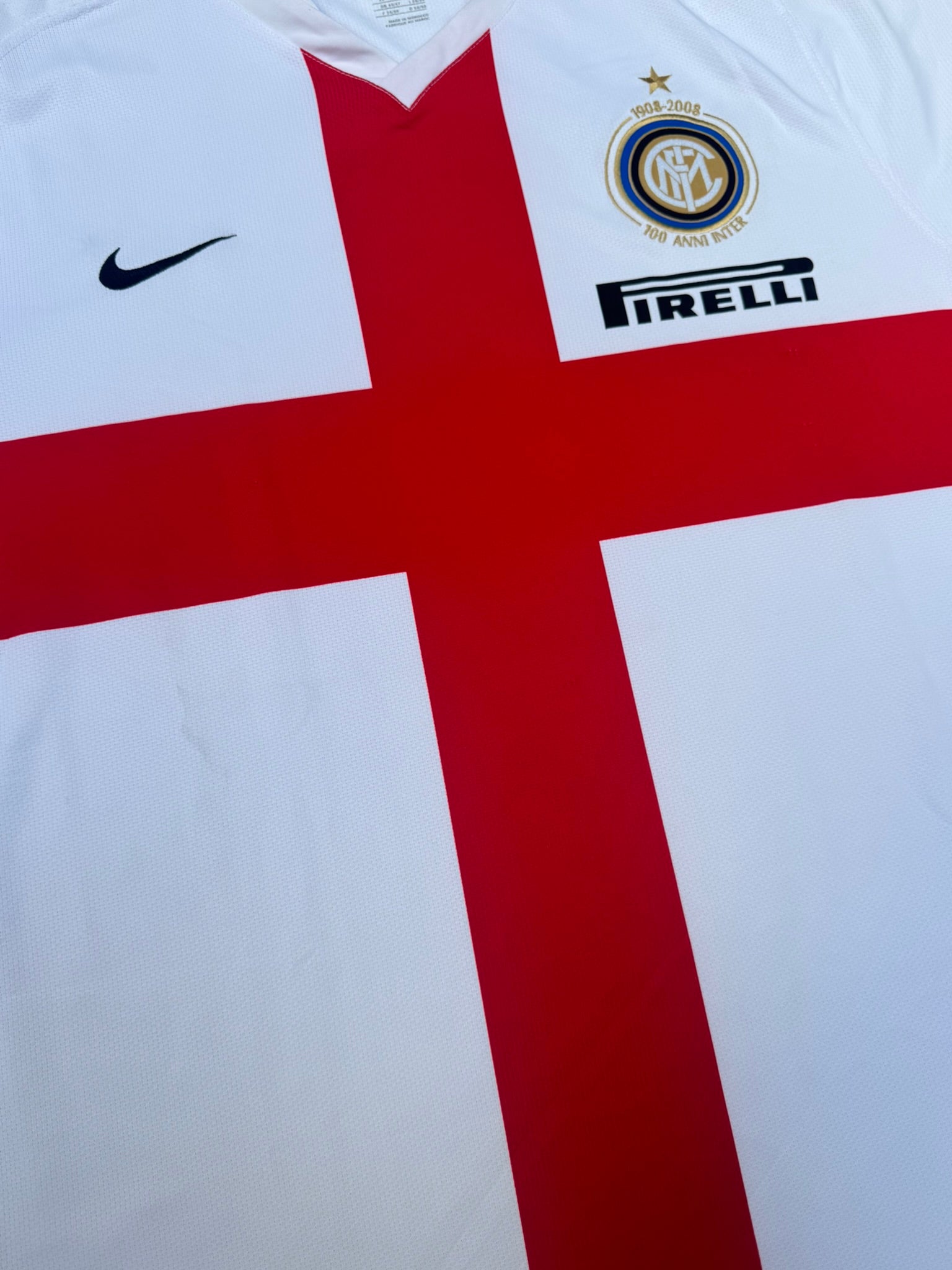 2007/08 Inter Milan Away Size XL - close-up detail