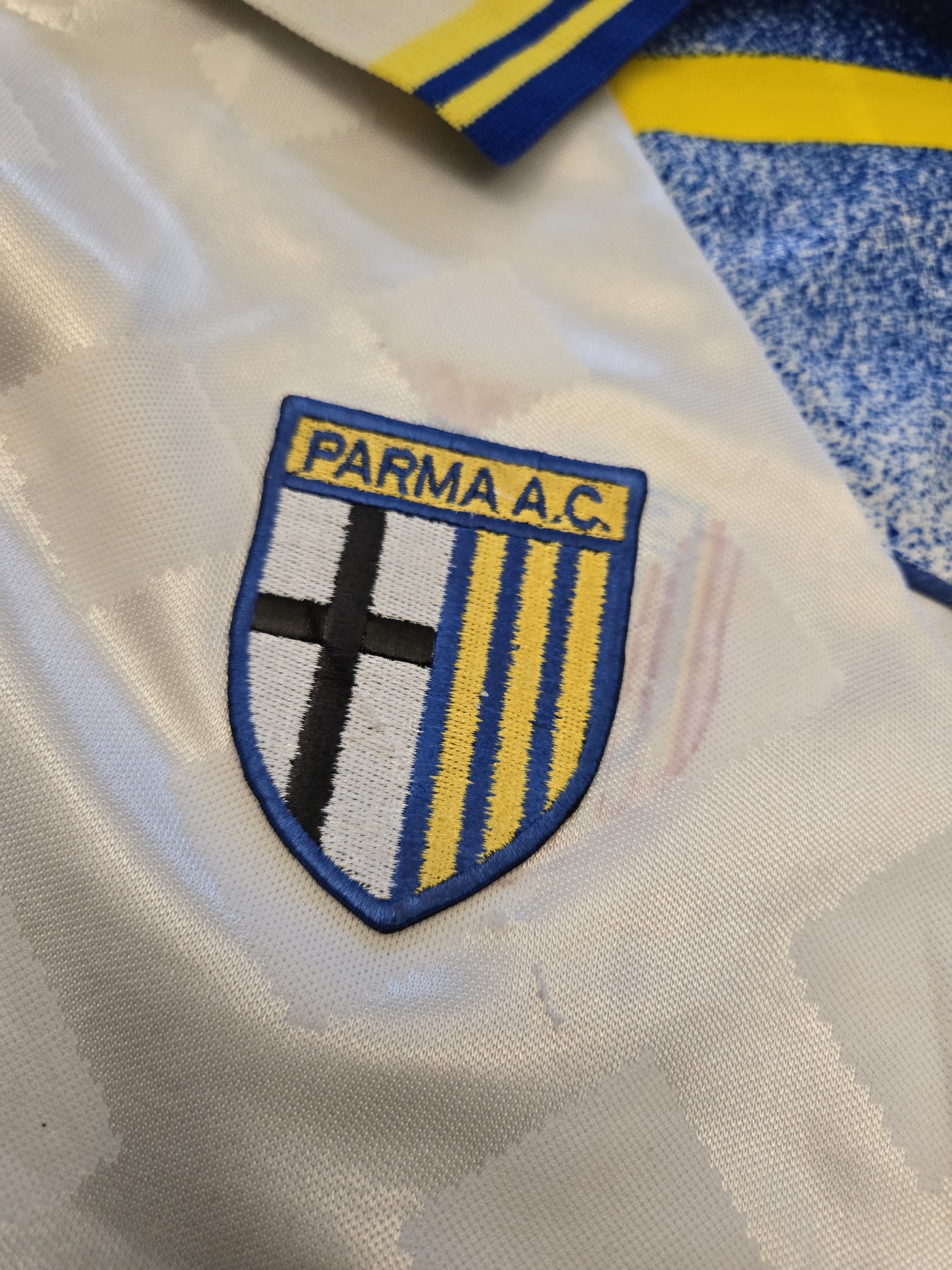 1995/97 Parma Calcio Home Size L Cannavaro L/S