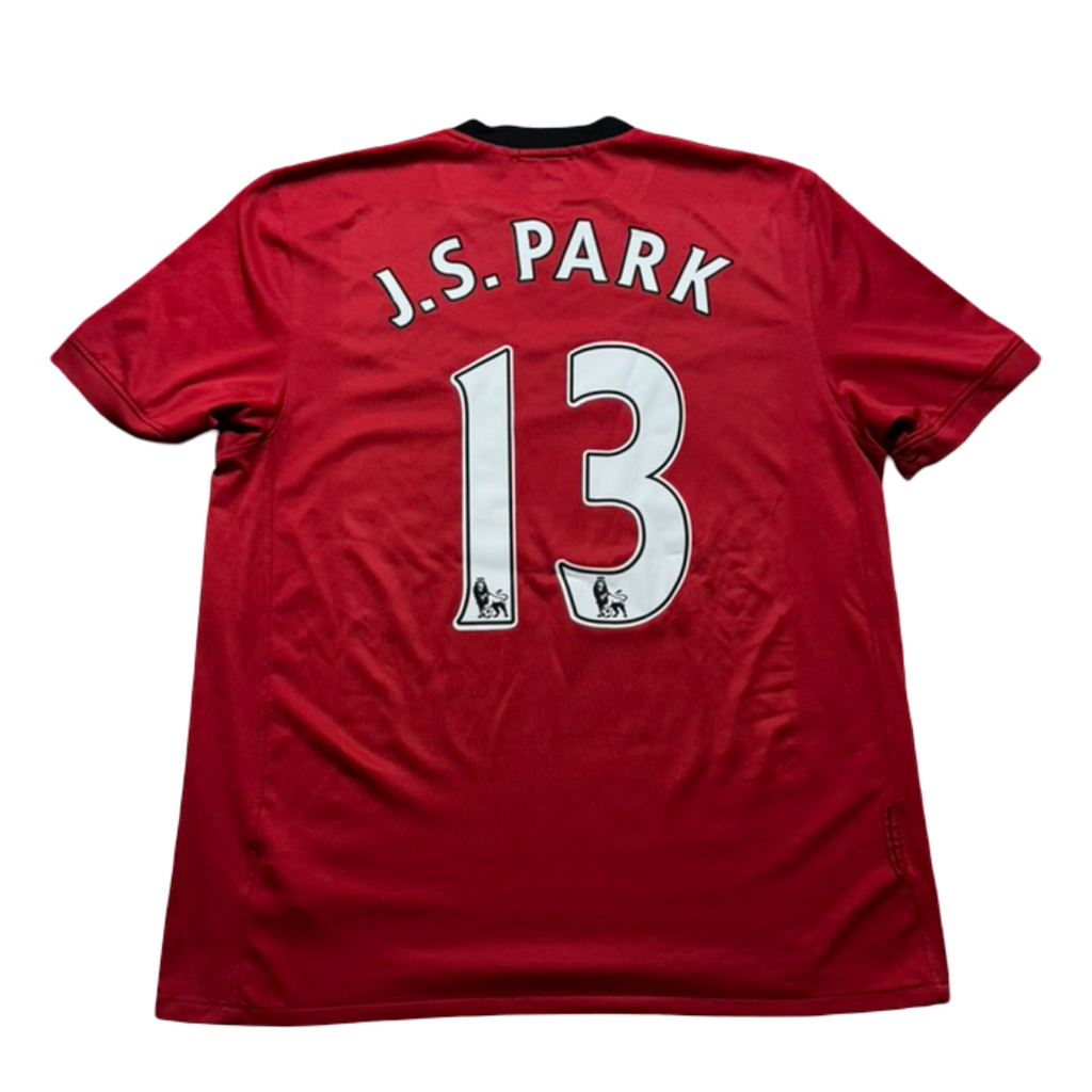 2009/10 Manchester United Home Size XL J.S. Park - front view