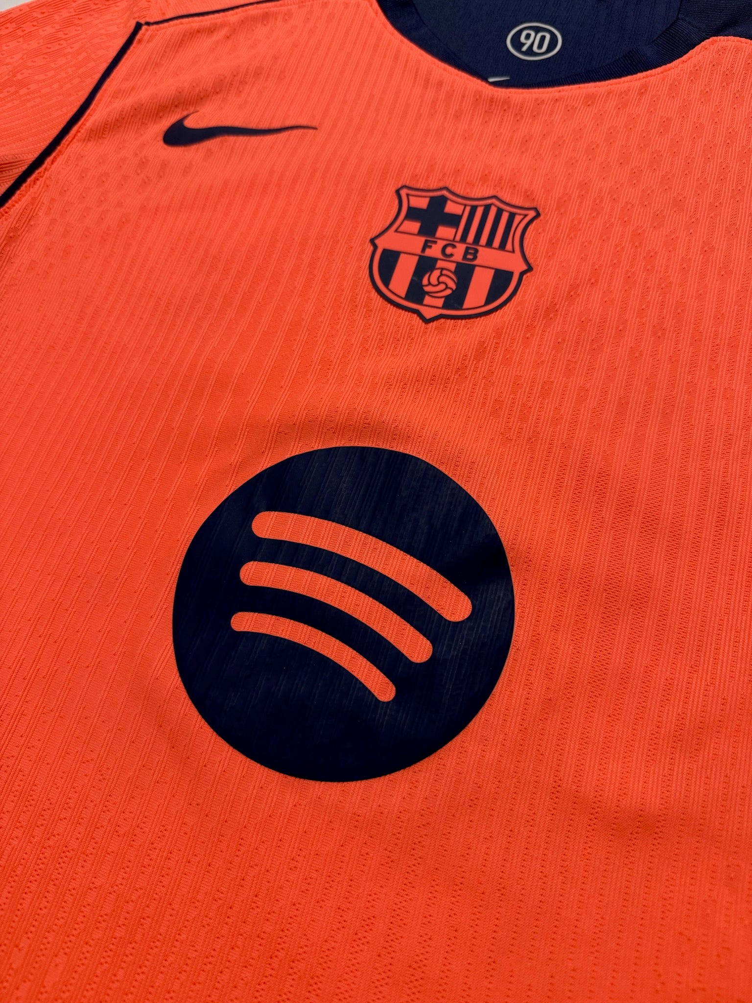 2025/26 FC Barcelona Third Size L Lamine Yamal (Player Issue) - label detail