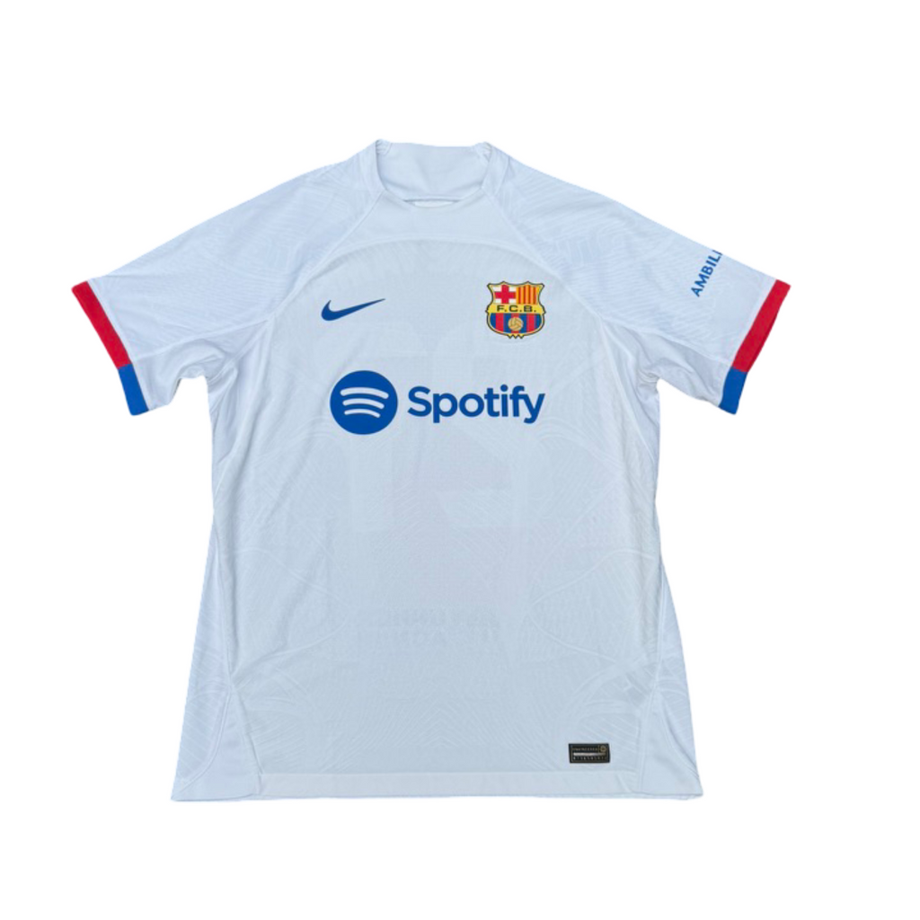 2023/24 FC Barcelona Away Size L Lamine Yamal (Vaporknit) - back view