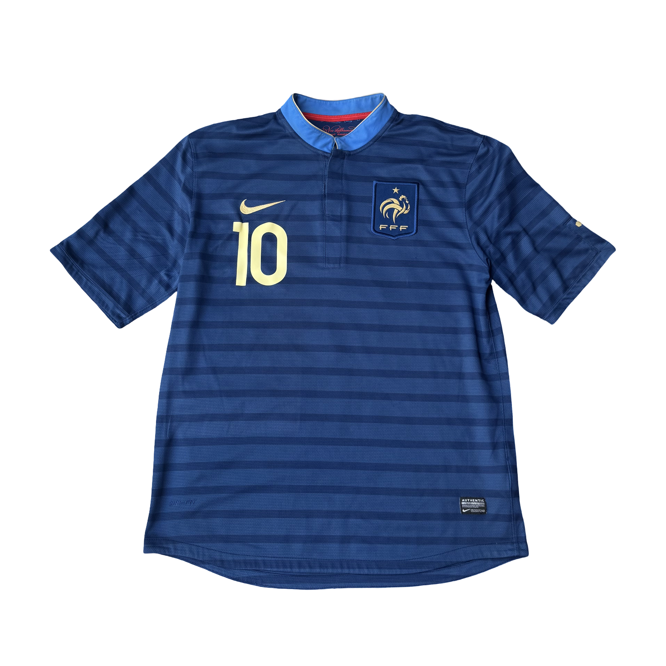 2012/13 France Home Size L Benzema - back view