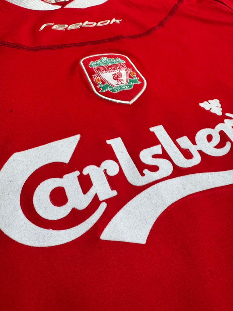 2002/04 Liverpool FC Home Size XL Gerrard - label detail