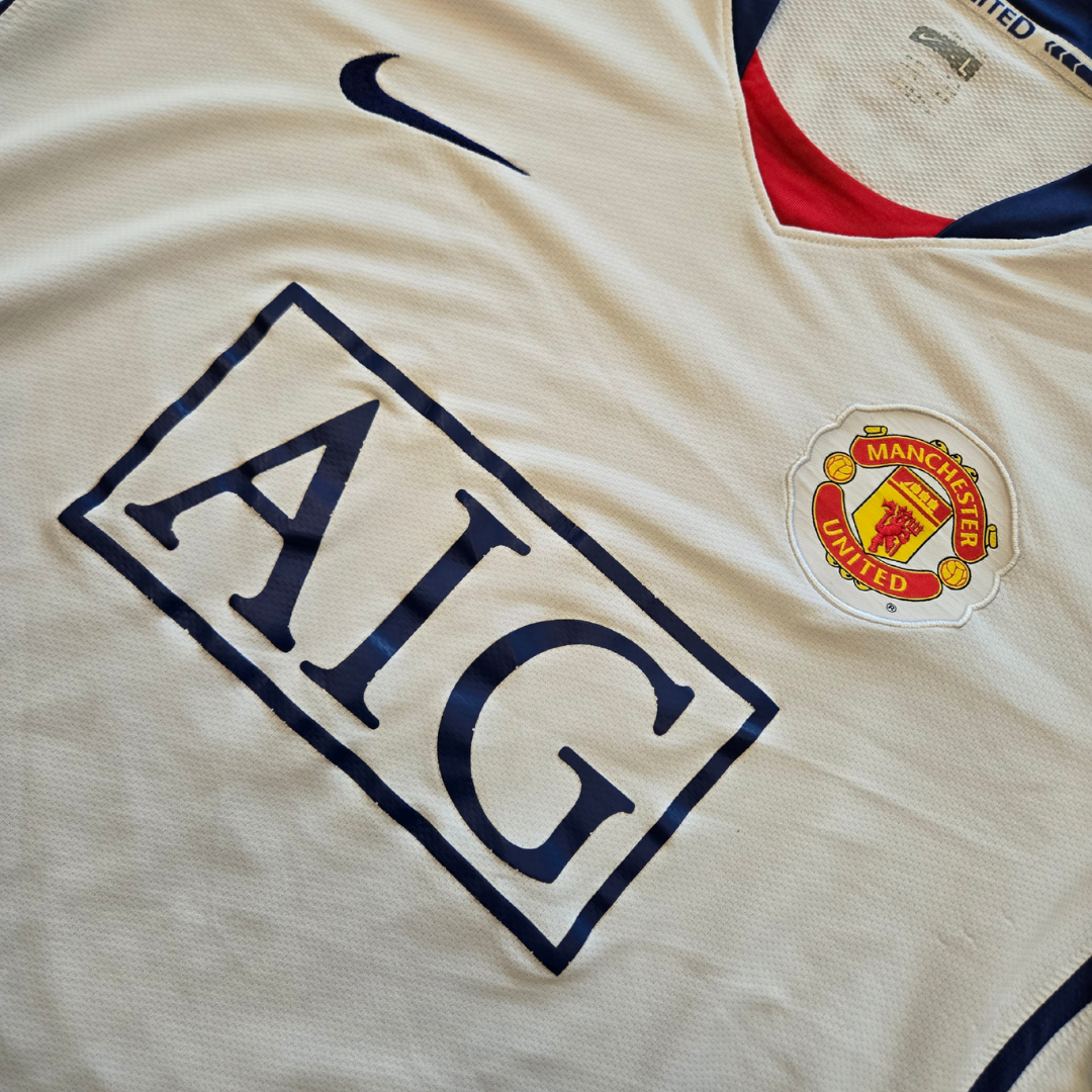 2008/09 Manchester United Away Size L Vidic