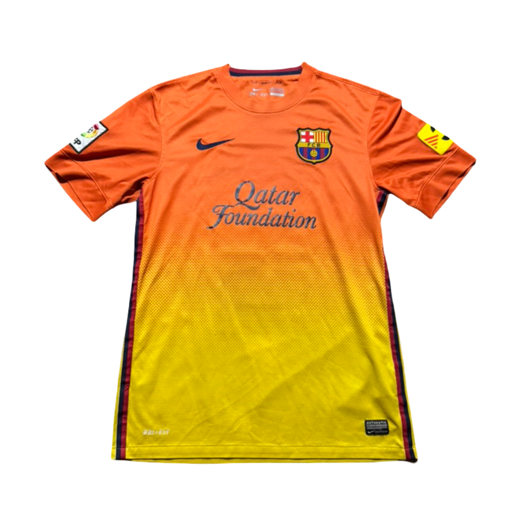 2012/13 FC Barcelona Away Size S Xavi - back view