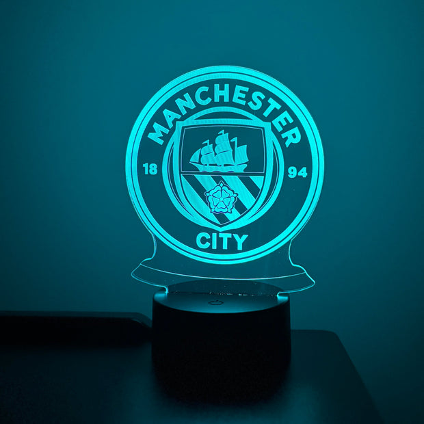 Manchester City FC LED Lamp