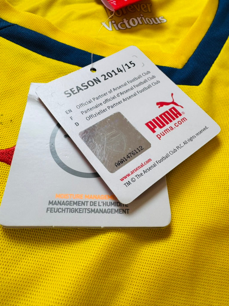 2014/15 Arsenal FC Away Size S Wilshere NWT