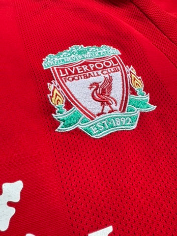 2008/09 Liverpool FC Home Size M Gerrard