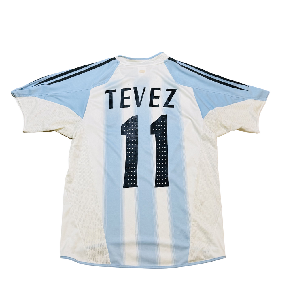 2004/05 Argentina Home Size M Tevez - front view