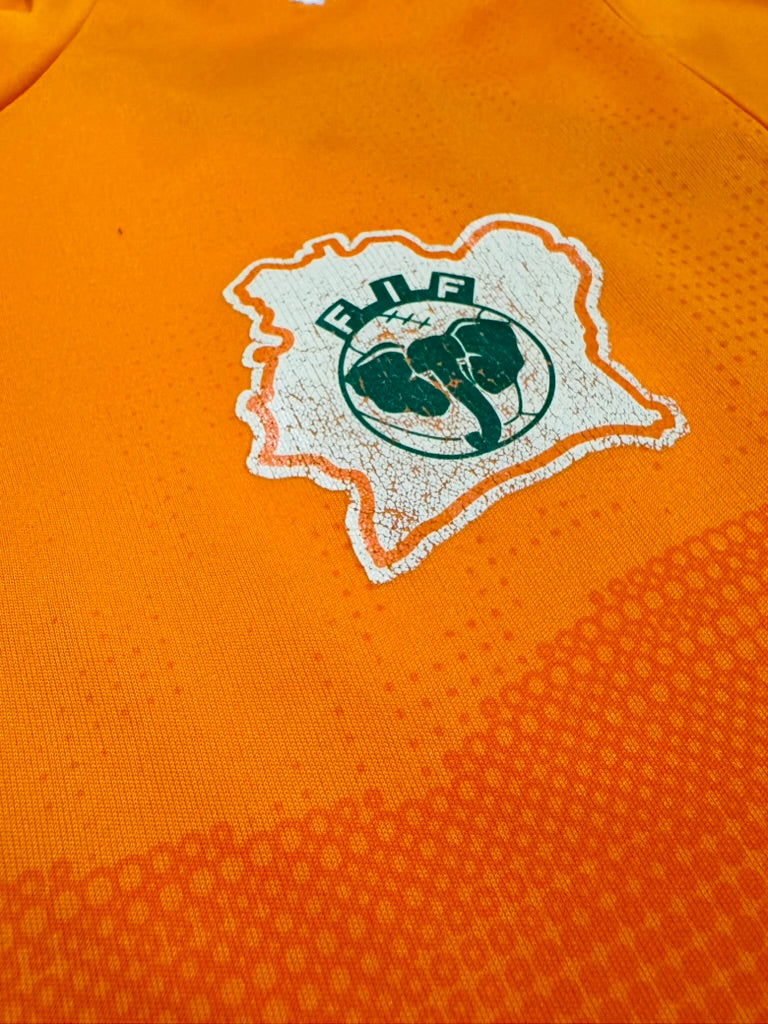 2006/07 Ivory Coast Home Size XS Drogba - label detail