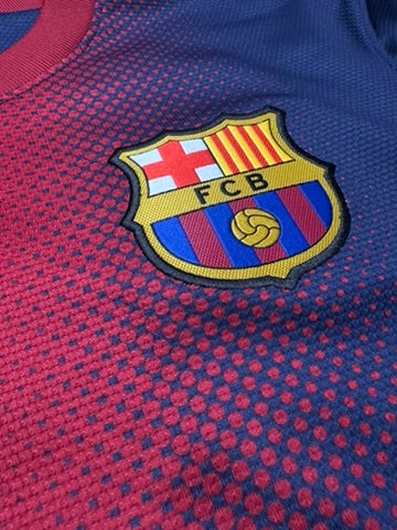 2012/13 FC Barcelona Home Size S Fabregas L/S - label detail