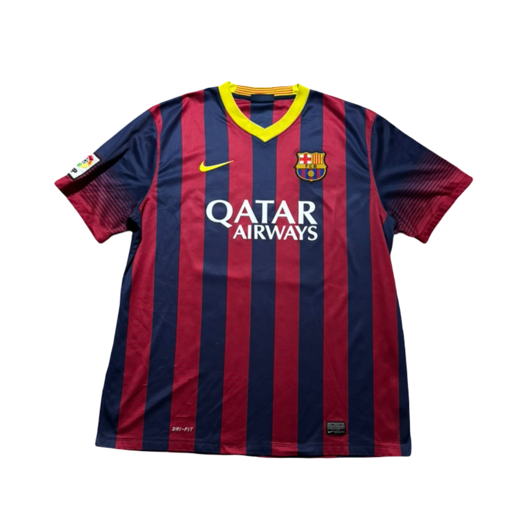 2013/14 FC Barcelona Home Size XL Messi - back view