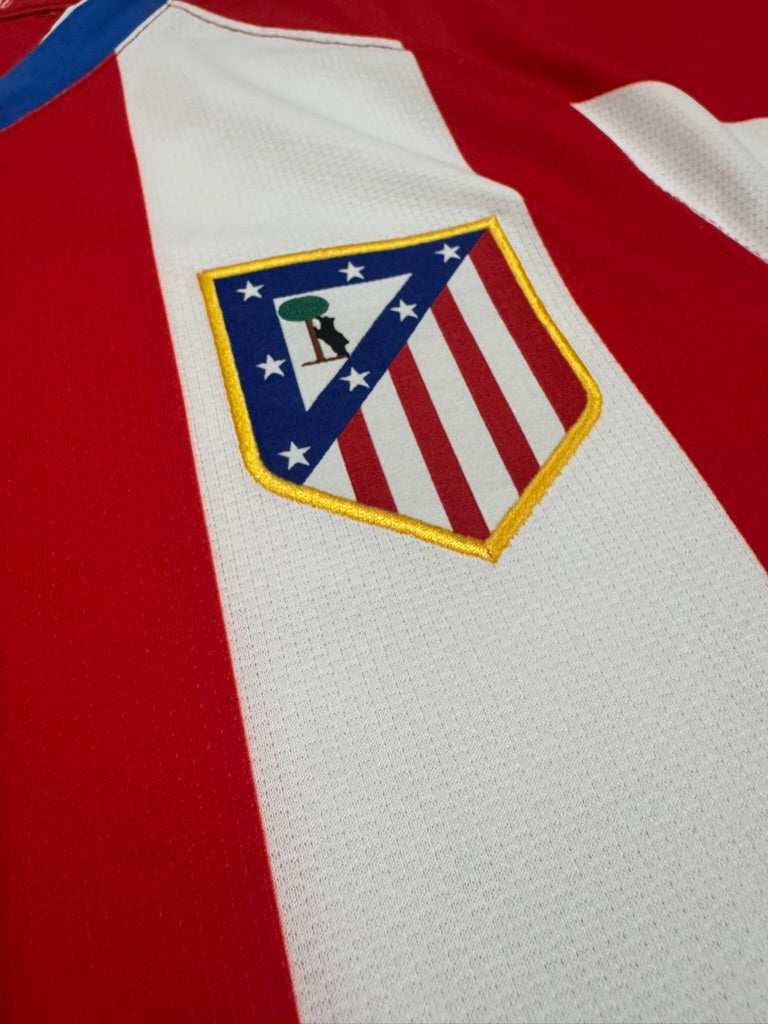 2007/08 Atletico Madrid Home Size M Aguero